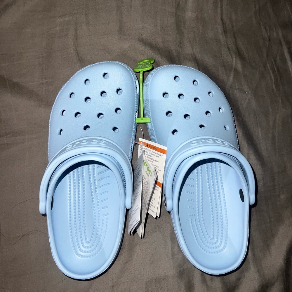 NWT BABY BLUE CROCS